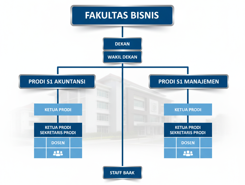 Struktur Organisasi Fakultas Bisnis